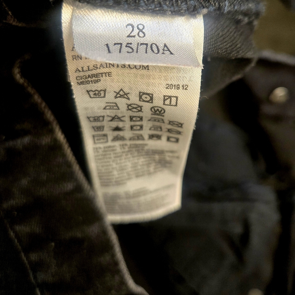 All Saints Black Jeans - Picture 4 of 4